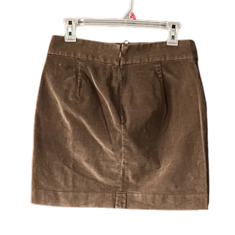 Brown Corduroy Banana Republic mini skirt.